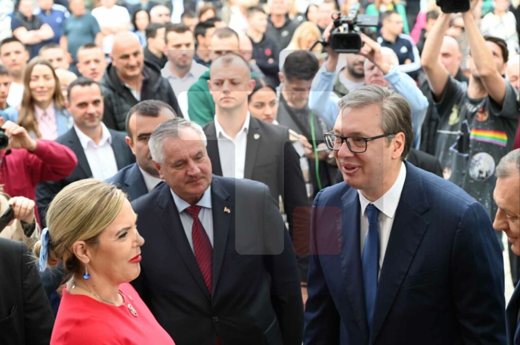 Vučić, Dodik i Višković u poseti Bileći