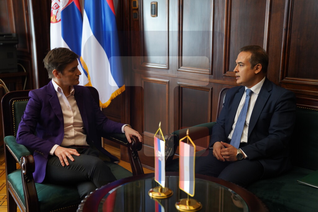 Brnabić primila u posetu ambasadora Egipta u Srbiji Basela Salaha
