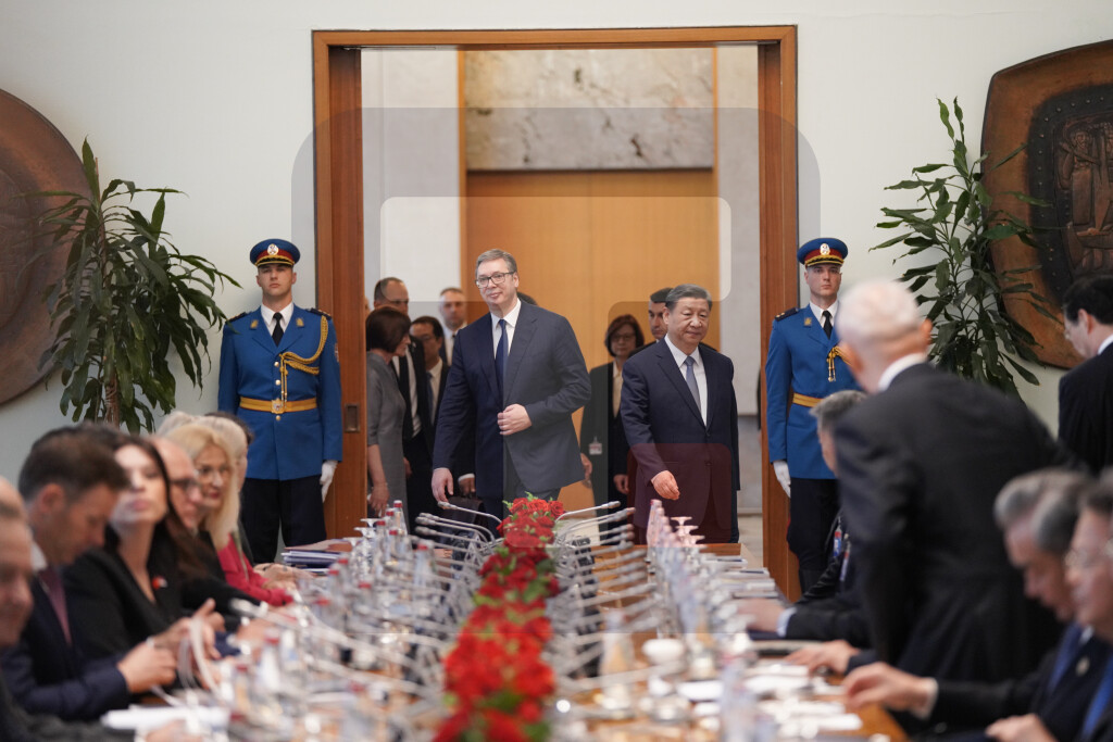 Počeo sastanak delegacija Srbije i Kine u Palati Srbija