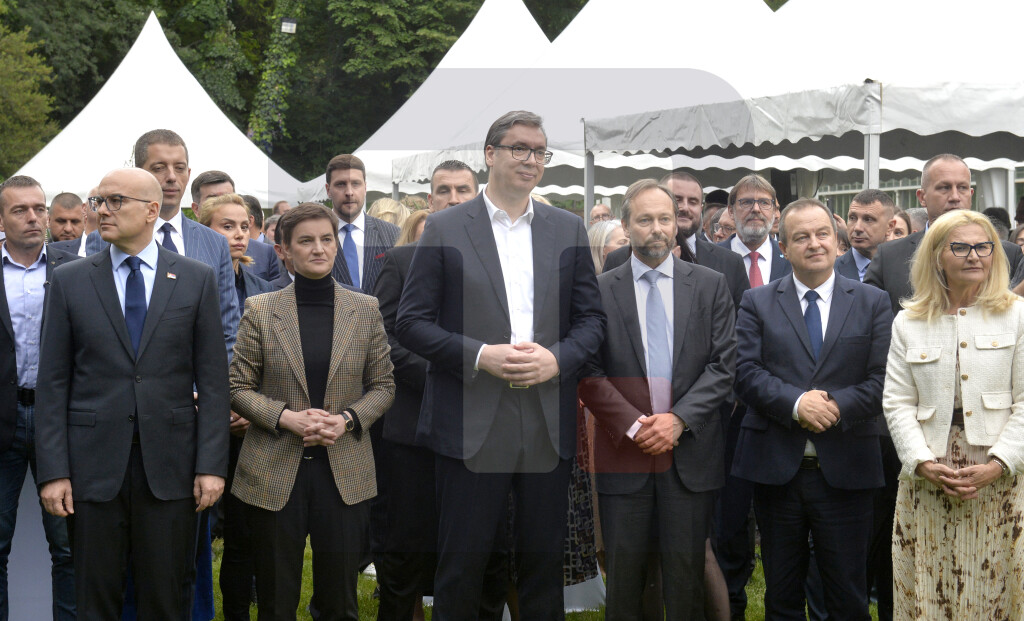 Svečanost povodom Dana Evrope, prisustvuju Vučić i Žiofre