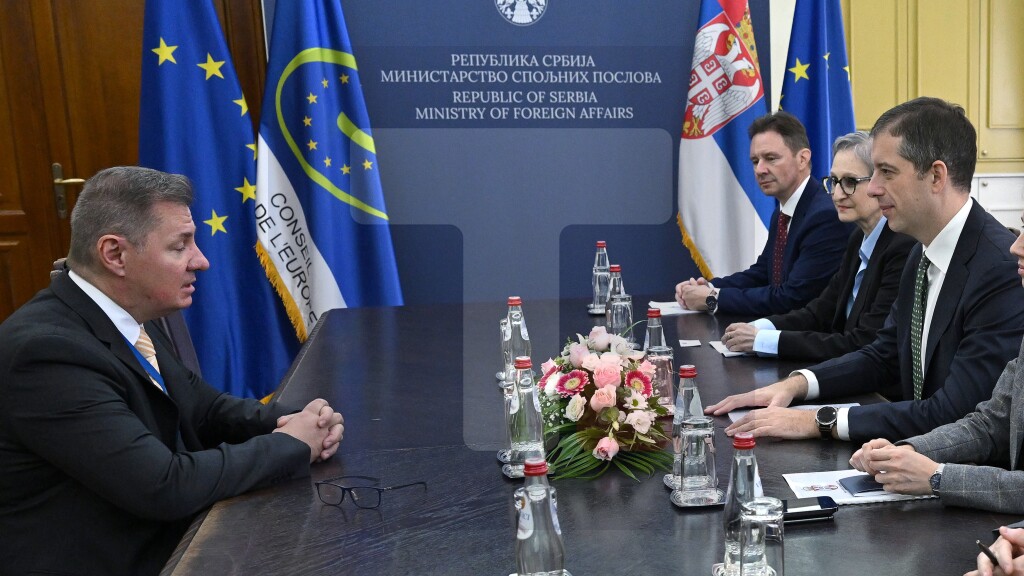 Đurić se sastao sa šefom Kancelarije Saveta Evrope