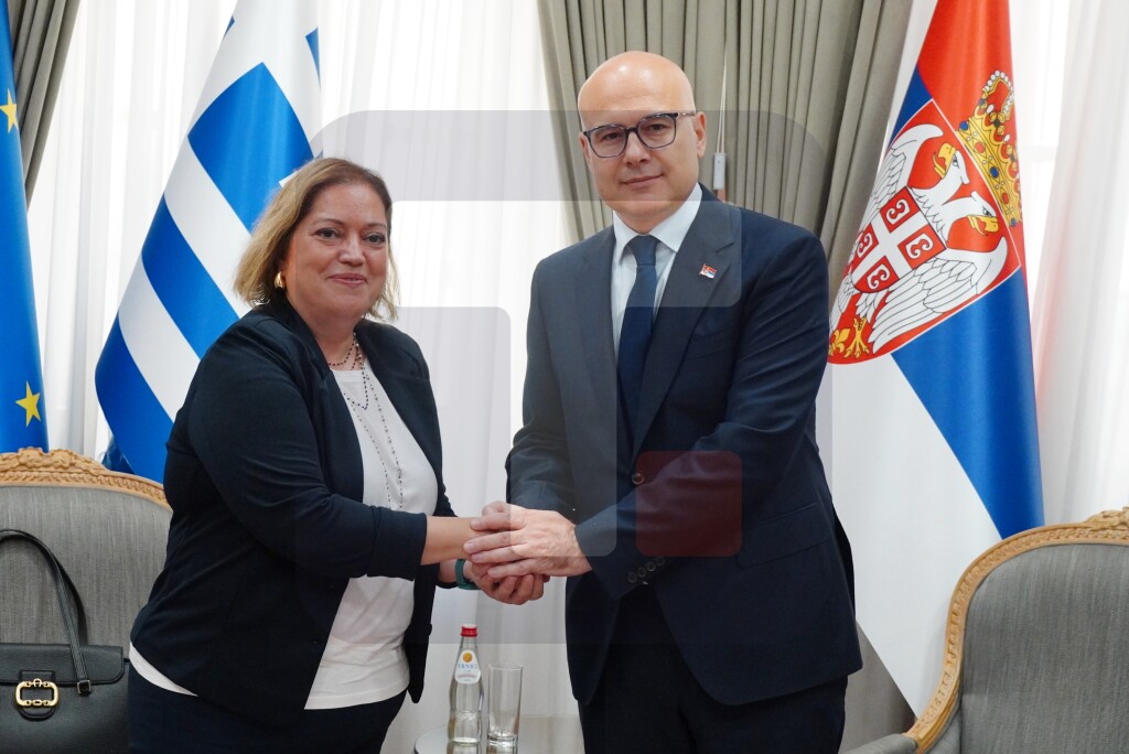 Vučević sa Levanti o bilateralnim odnosima i sveobuhvatnoj saradnji Srbije i Grčke