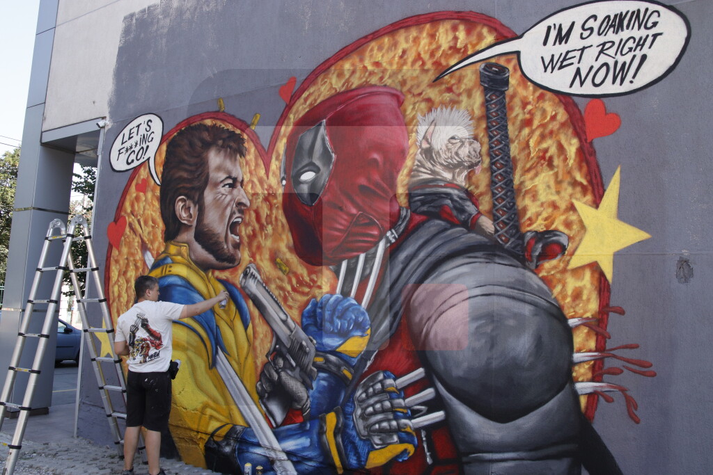 Mural Marvelovim junacima