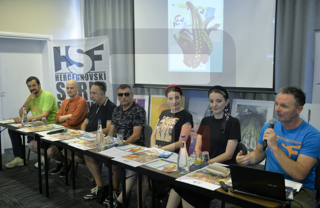 Konferencija za novinare povodom Hercegnovskog strip festivala