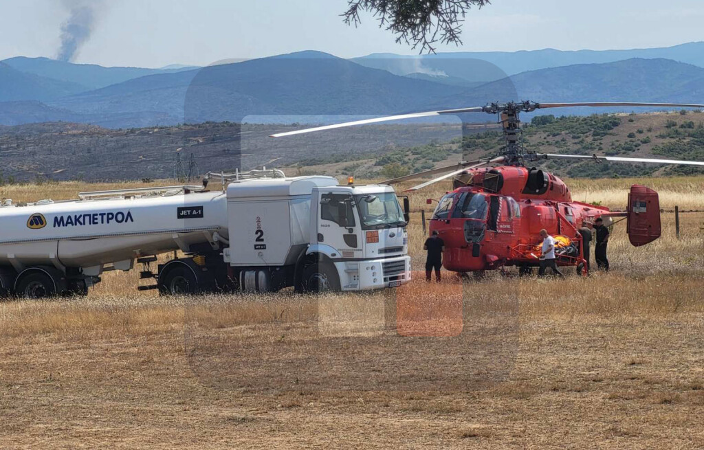 Pripadnici MUP iz kamova izbacili 70 tona vode na površinu pod požarima u SMakedoniji