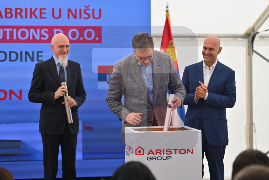 Vučić: Nova fabrika Ariston u Nišu već 2025. imaće izvoz vredan 240 miliona evra