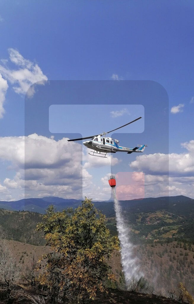 Pripadnici SVS i Helikopterske jedinice lokalizovali požar kod Raške