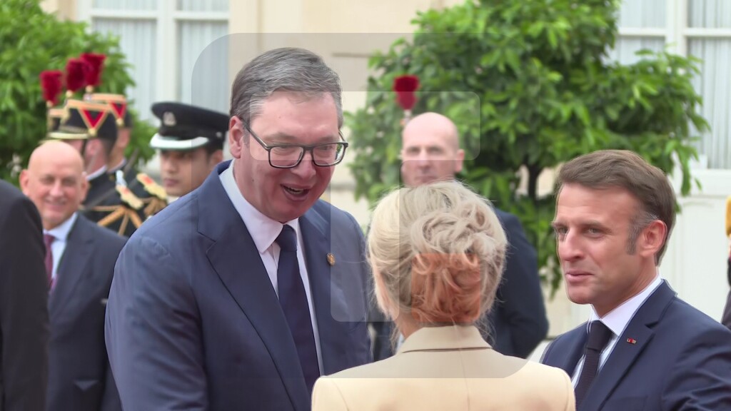 U Jelisejskoj palati prijem za svetske lidere povodom OI, prisustvuje Vučić
