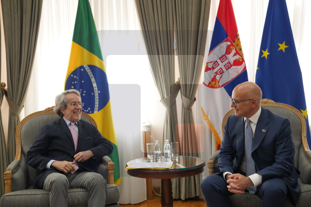 Vučević sa ambasadorom Brazila u unapređenju saradnje