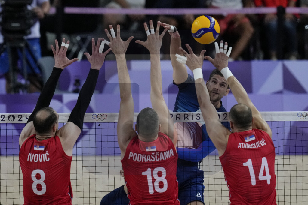 Odbojkaši Srbije porazom od Francuske počeli Olimpijske igre