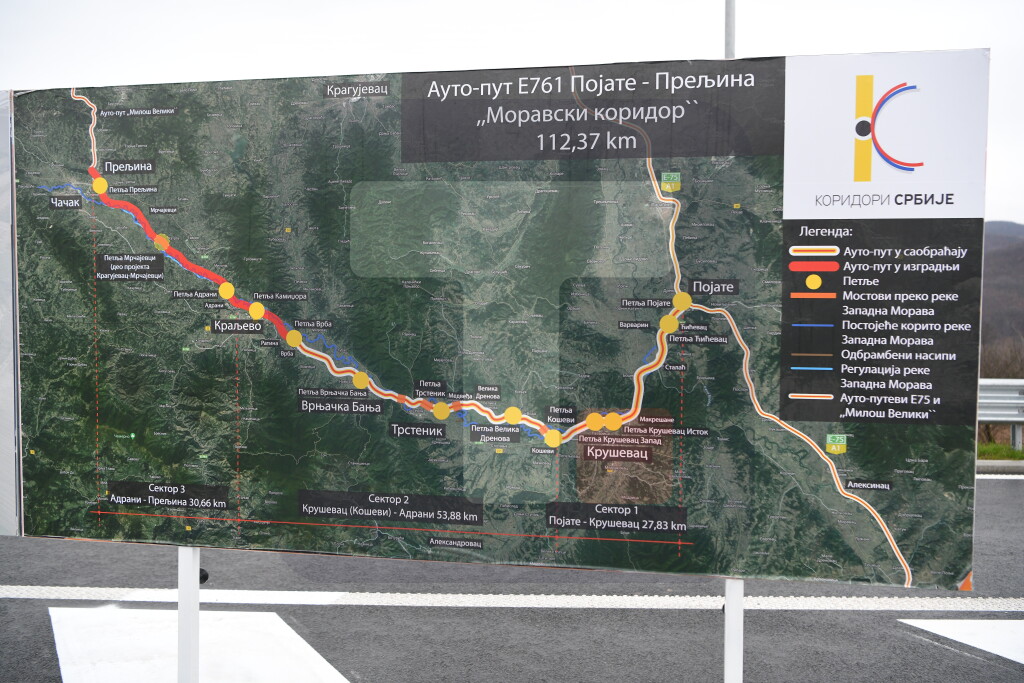 Danas otvaranje deonice Moravskog koridora, prisustvovaće Vučić