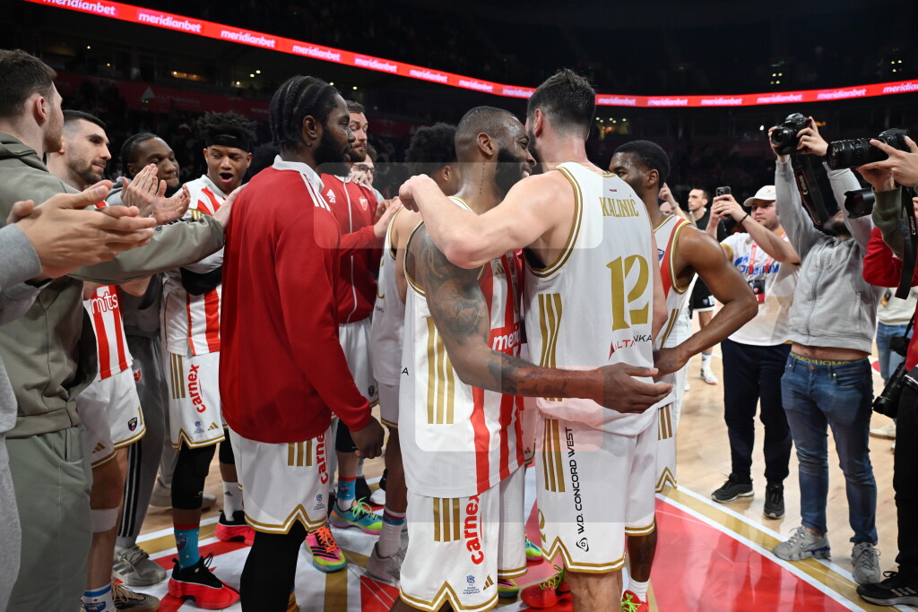 Košarkaši Crvene zvezde pobedili Partizan u derbi meču ABA lige