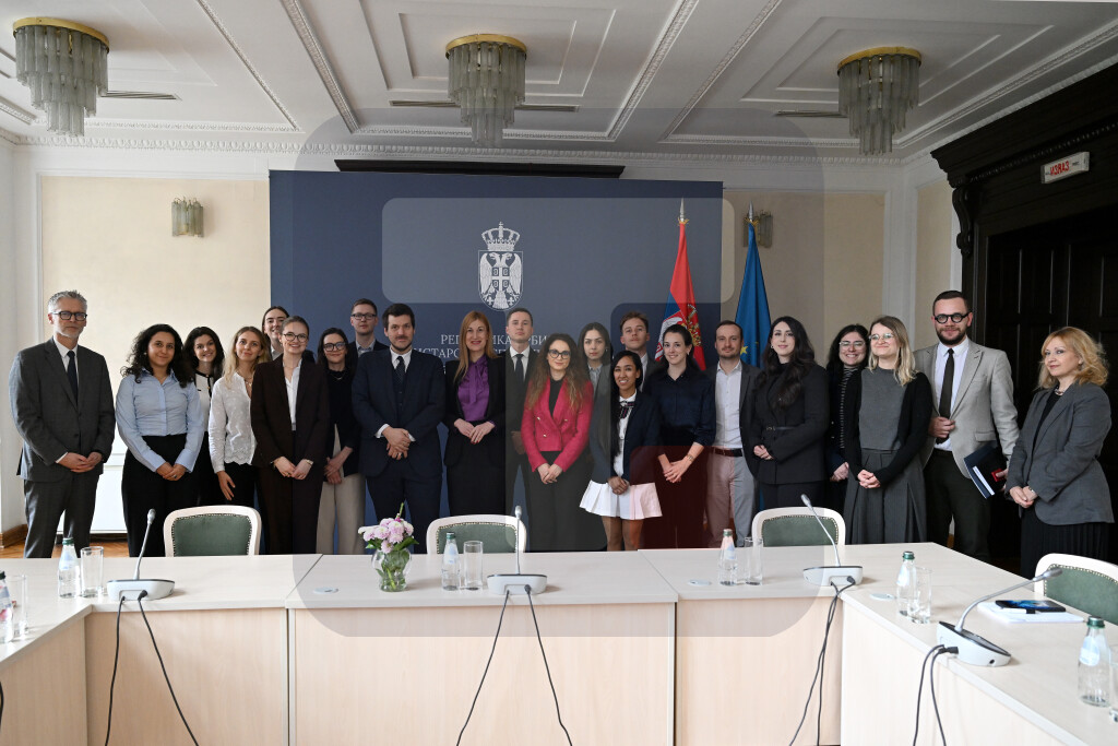 Jovanović sa polaznicima Bečke diplomatske akademije u Beogradu