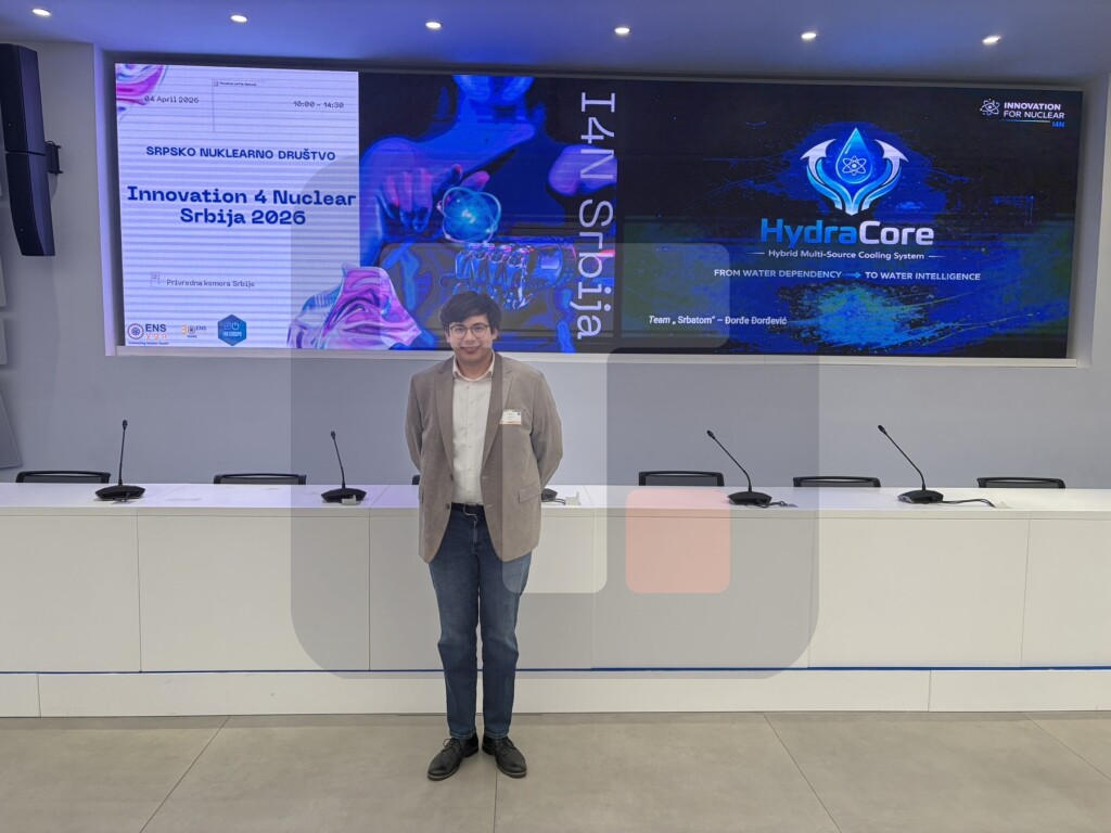 Pobednik nacionalnog takmičenja u nuklearnim inovacijama - Đrođe Đorđević iz SRBATOM-a