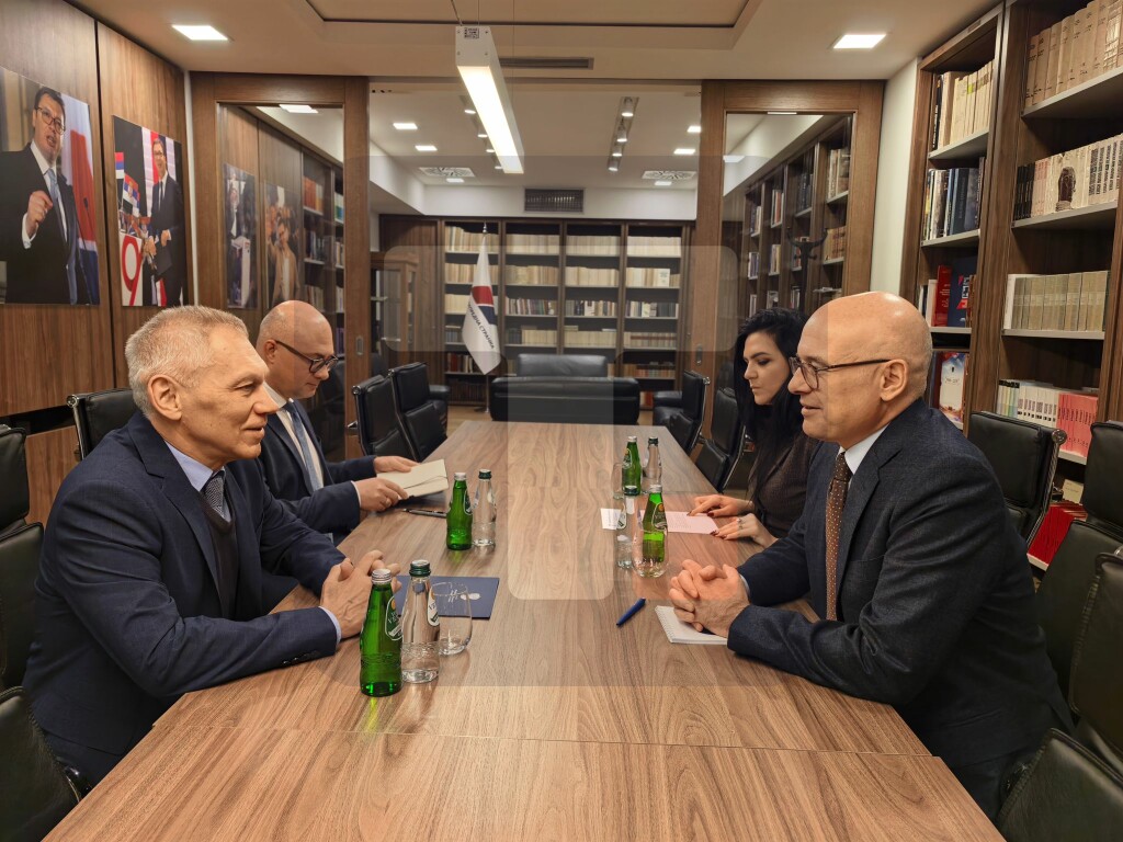 Vučević sa Harčenkom o međunarodnim prilikama,bezbednosnim i ekonomskim izazovima