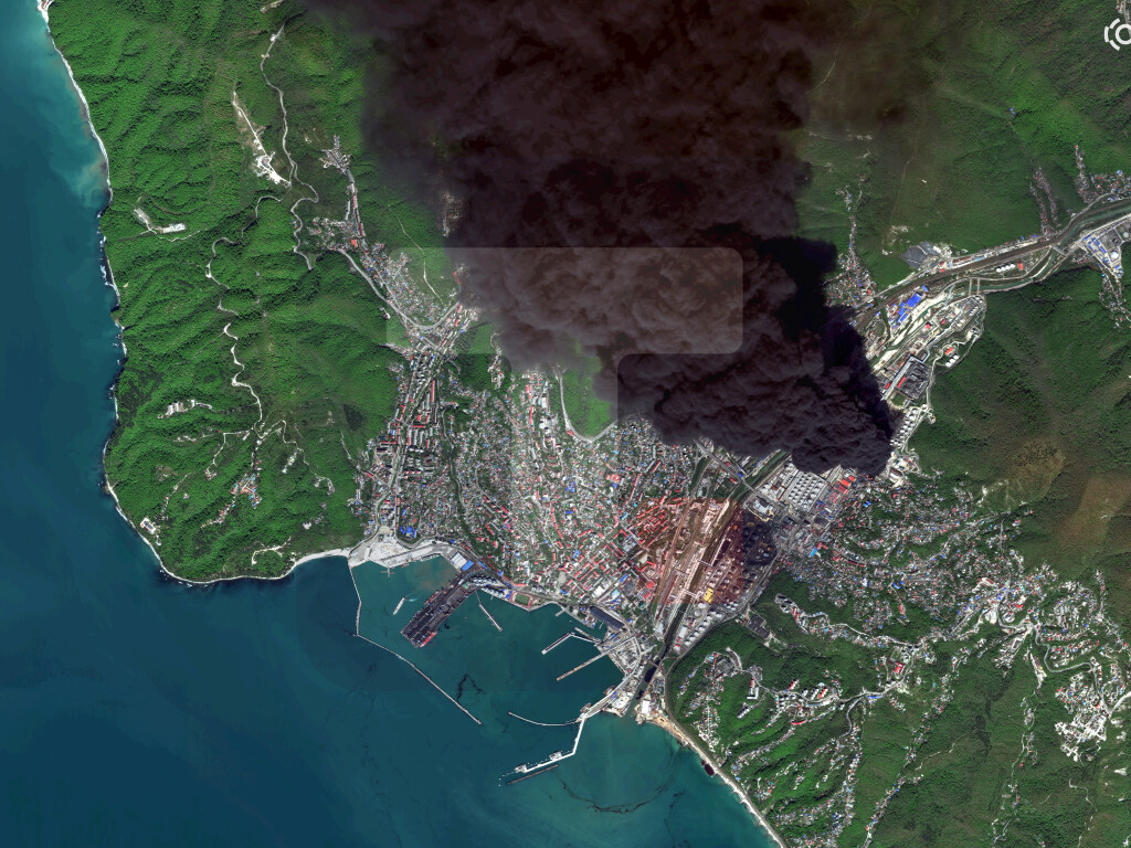 Ugašen otvoreni plamen na naftnom terminalu u Tuapse nakon napada dronom