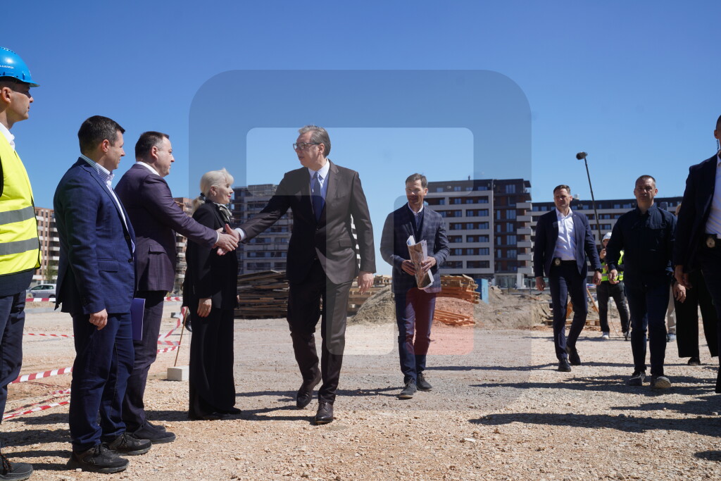 Vučić obilazi radove na gradilištu Ekspo 2027 u Surčinu