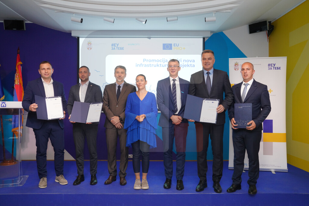 EU kroz EU PRO plus podržala četiri infrastrukturna projekta sa 810.000 evra