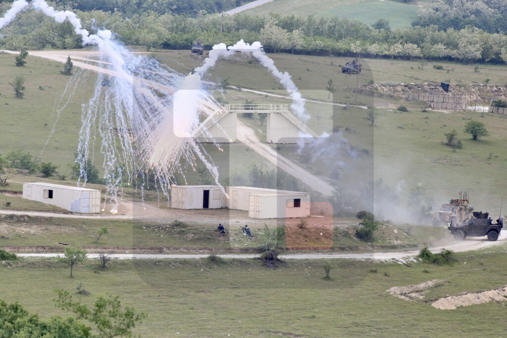 Kod Bujanovca taktička pokazna vežba u okviru prve zajedničke vojne vežbe Srbija-NATO