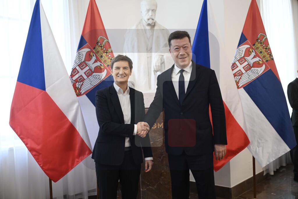 Brnabić posetila češki parlament i sastala se sa Okamurom