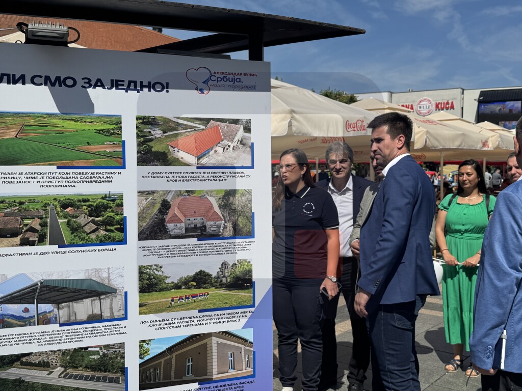 Rukovodstvo Sombora akcijom u centru grada predstavilo rezultate u proteklih 12 godina
