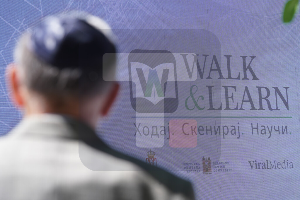 Digitalna platforma “Walk and Learn” predstavljena u dvorištu Sinagoge Sukat Šalom