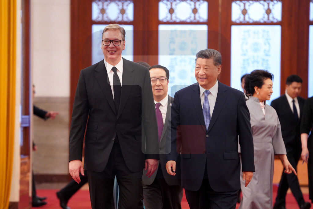 Vučić stigao u Veliki dom naroda u Pekingu, dočekao ga predsednik Si Đinping