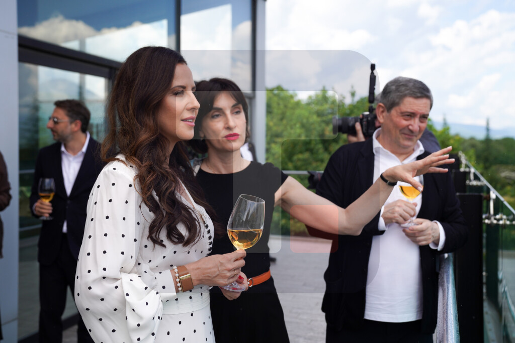Tamara Vučić tokom posete Gruziji posetila vinariju Badagoni