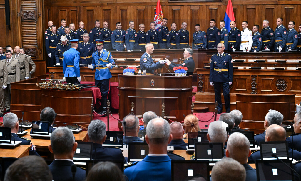Svečanost povodom završetka školovanja 15. klase VSBO i oficira 68. klase GŠU