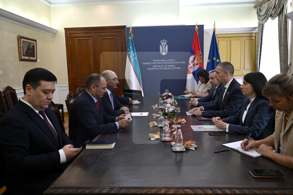 Đurić sa zamenikom ministra inostranih poslova Uzbekistana o odnosima i saradnji