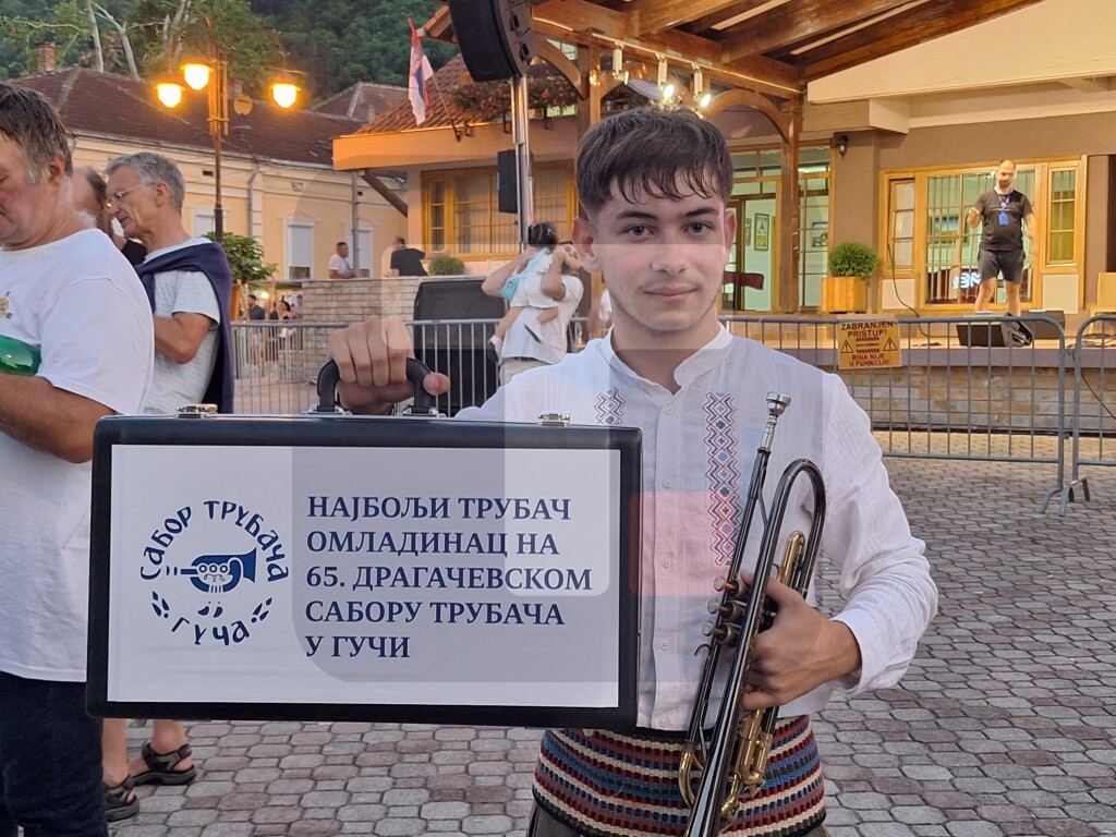Mladen Krstić najbolji mladi trubač 65. Sabora u Guči