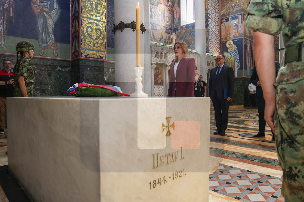 Đurđević predvodila ceremoniju povodom 105.godina upokojenja Petra I Karađorđevića