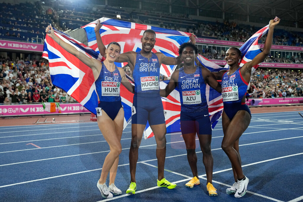 Mešovita štafeta Velike Britanije osvojila zlato na 4x100 metara na EP u atletici