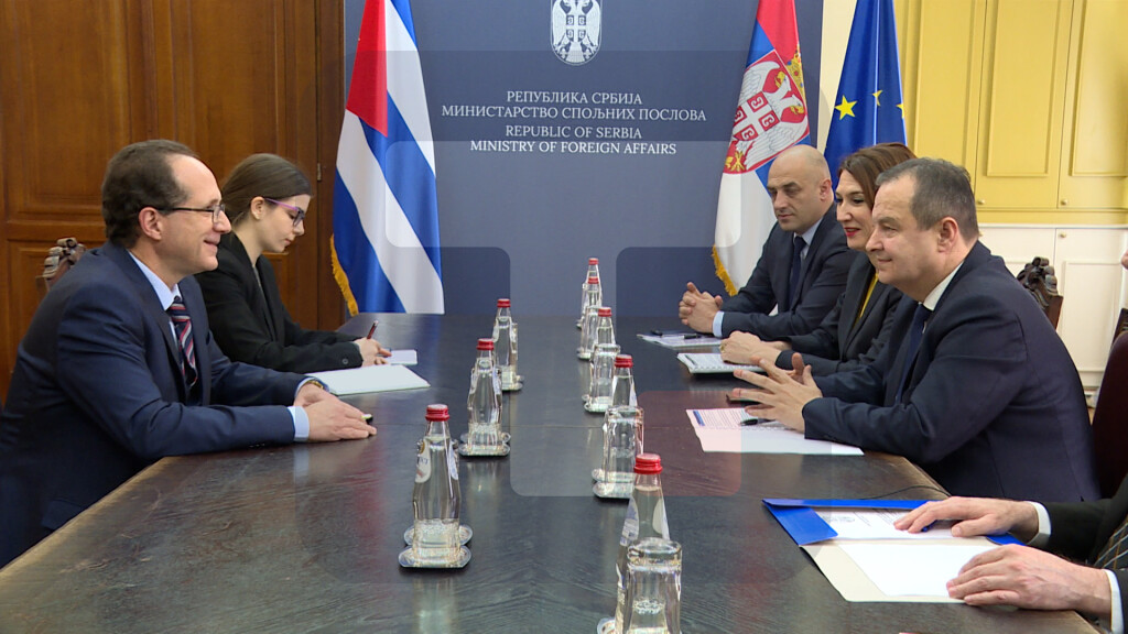 Sastanak Dačića sa ambasadorom Kube u Srbiji Lejde Ernestom Rodrigez Ernandezom