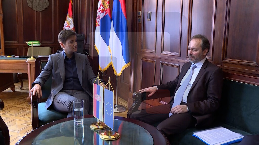 Brnabić održala sastanak sa šefom Delegacije EU u Srbiji