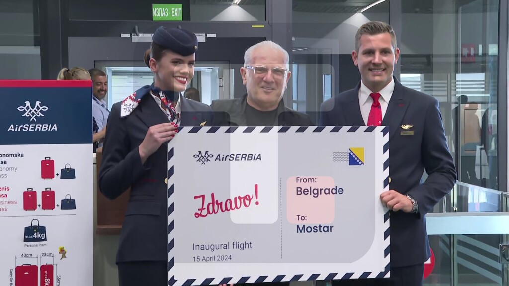 Er Srbija od danas uspostavlja direktnu avio-liniju od Beograda do Mostara