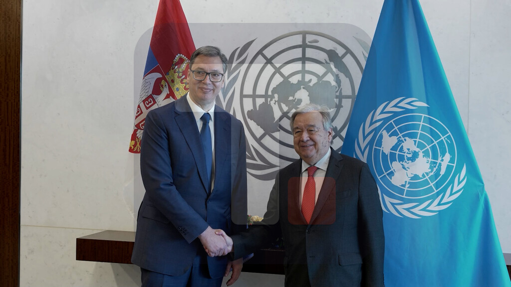 Vučić se sastao sa Guterešom u sedištu Ujedinjenih nacija