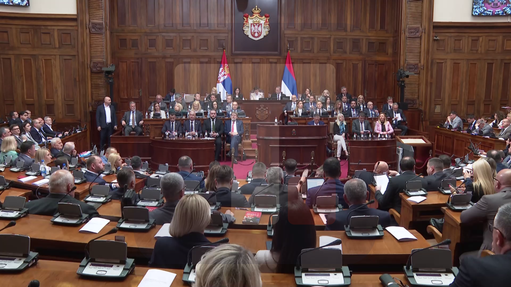 Sednica Narodne skupštine na kojoj se bira nova Vlada Srbije