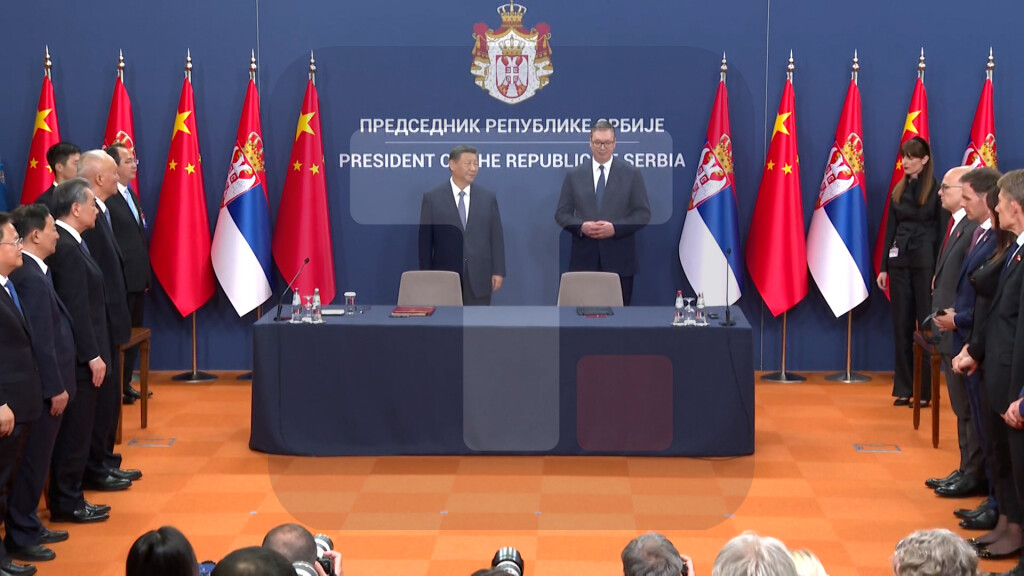 Zajednička konferencija predsednika NR Kine Si Đinpinga i Srbije Aleksandra Vučića