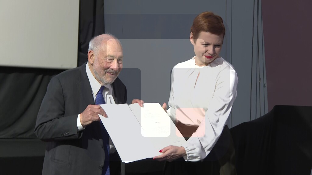 Džozefu Stiglicu uručena nagrada "Miladin Životić"