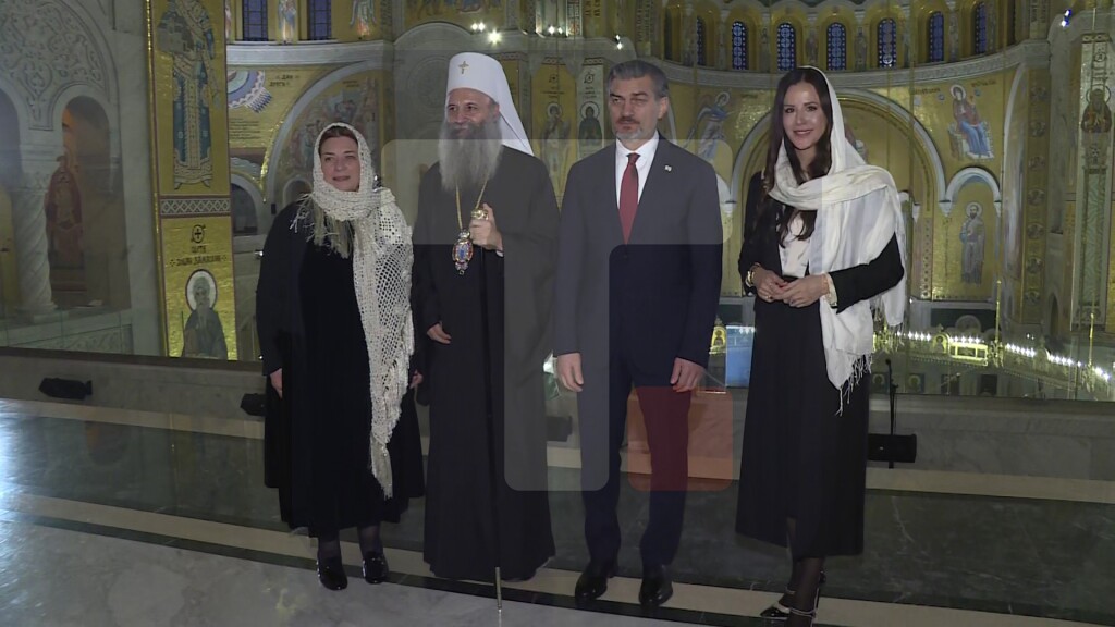 Tamara Vučić zajedno sa predsednikom Gruzije i prvom damom posetila Hram Svetog Save