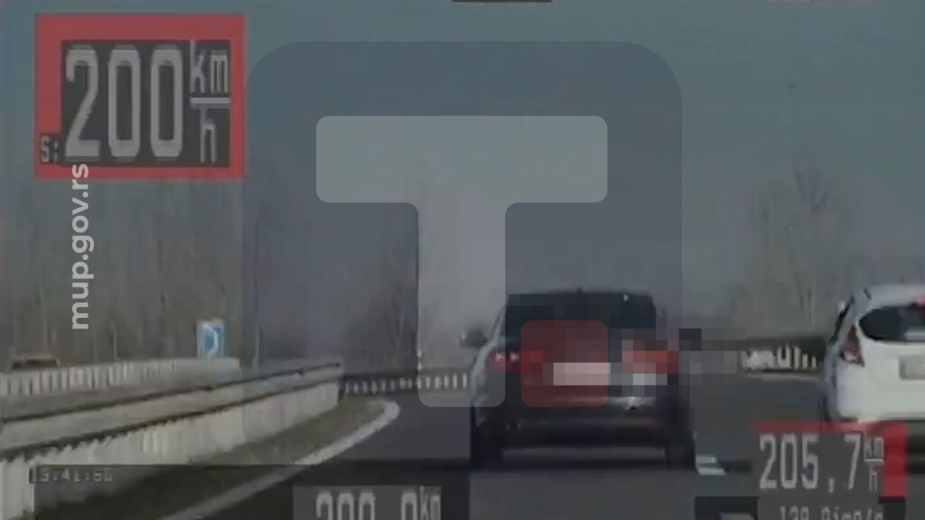 U Loznici vozač isključen iz saobraćaja zbog brzine od 200 km/h pod dejstvom alkohola