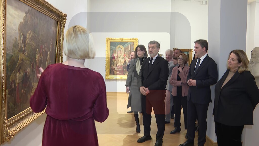 Predsednik i delegacija iz Gruzije obišli Narodni muzej zajedno sa Selakovićem