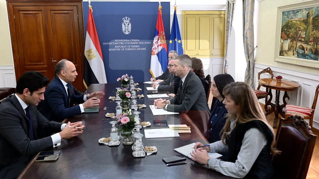 Đurić sa ambasadorom Egipta u Srbiji o unapređenju prijateljskih odnosa dve zemlje