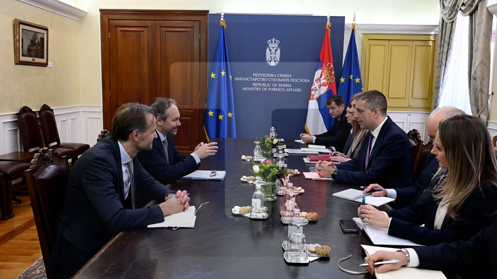 Đurić sa Žiofreom o odnosima Srbije i Evropske unije i dinamici pristupnog procesa