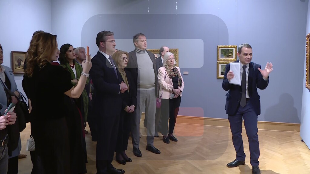 Selaković povodom Sretenja otvorio izložba slika Miloš Tenkovića u Narodno muzeju