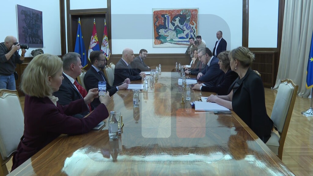 Sastanak Vučića sa generalnim sekretarom Saveta Evrope Alenom Berseom