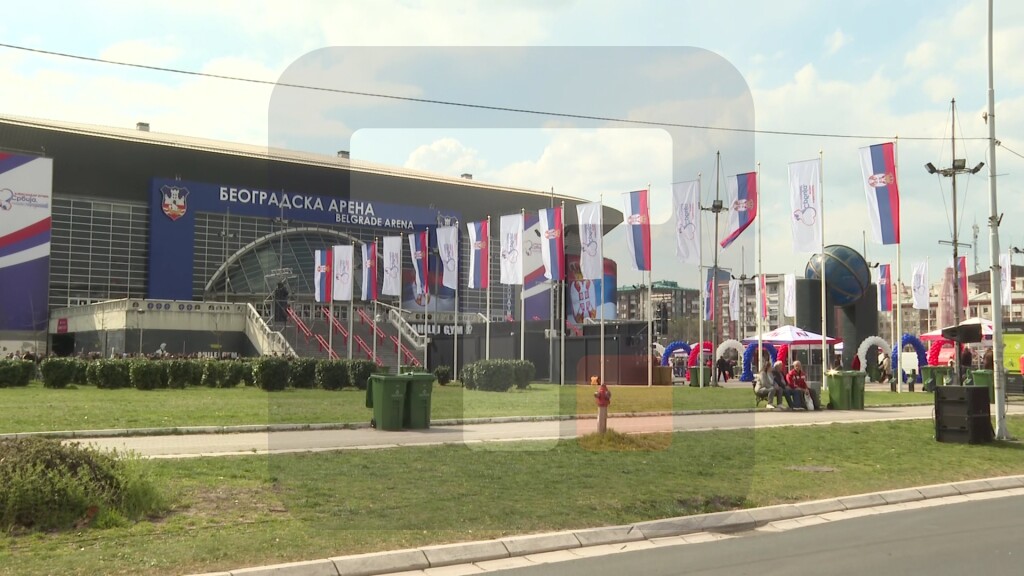 Beogradska arena pred skup SNS