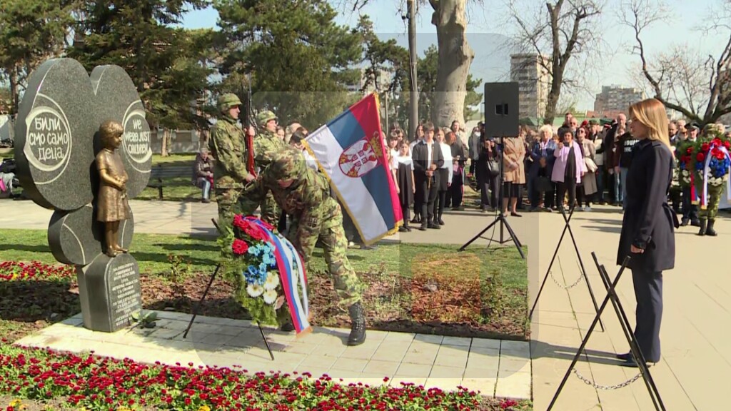 Stamenkovski položila venac na Spomenik deci stradaloj u NATO agresiji:Srbija pamti