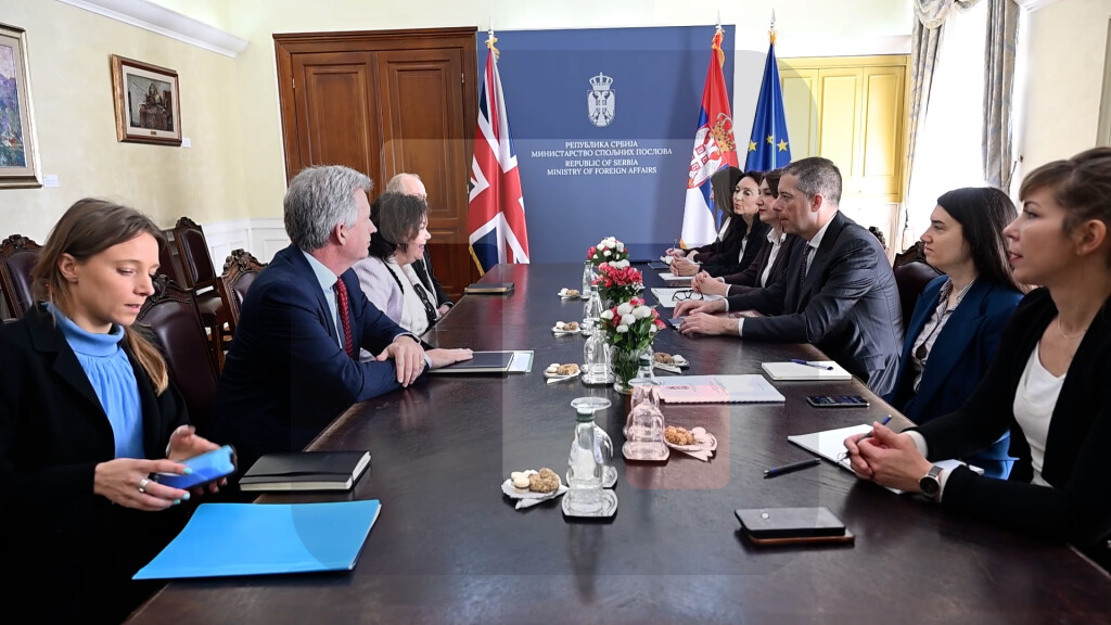 Đurić i Pirs razgovarali o unapređenju regionalne saradnje